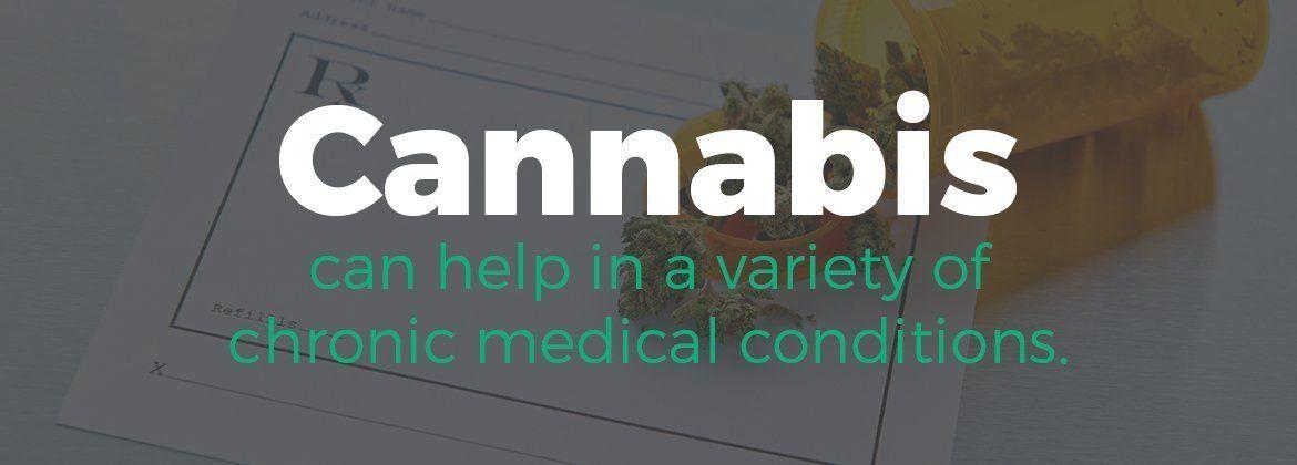 Cannabis can help in a variety of chronic medical conditions.